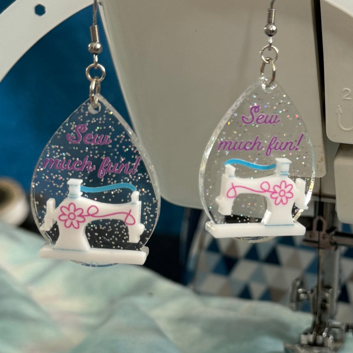 Sewing Machine earrings Wintersheart