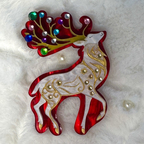 Deer Christmas 🦌- Brooch