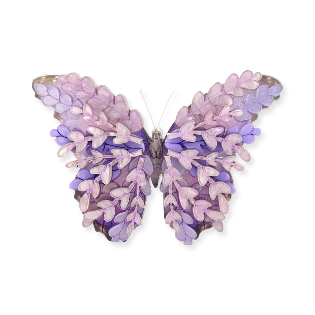 Lavender the butterfly - Brooch