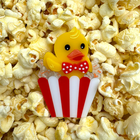 Popcorn 🍿 Ducky - Brooch