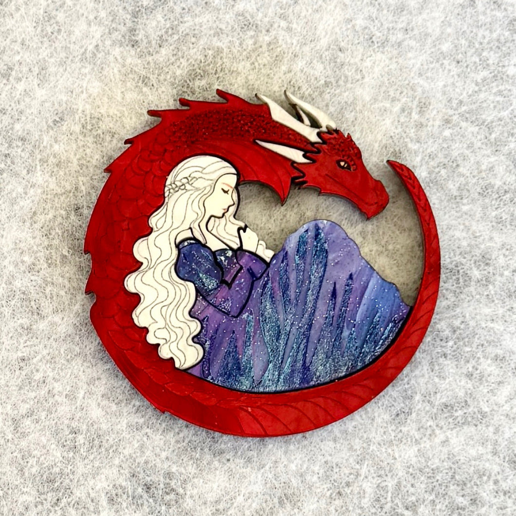 Dragon’s Embrace - Brooch