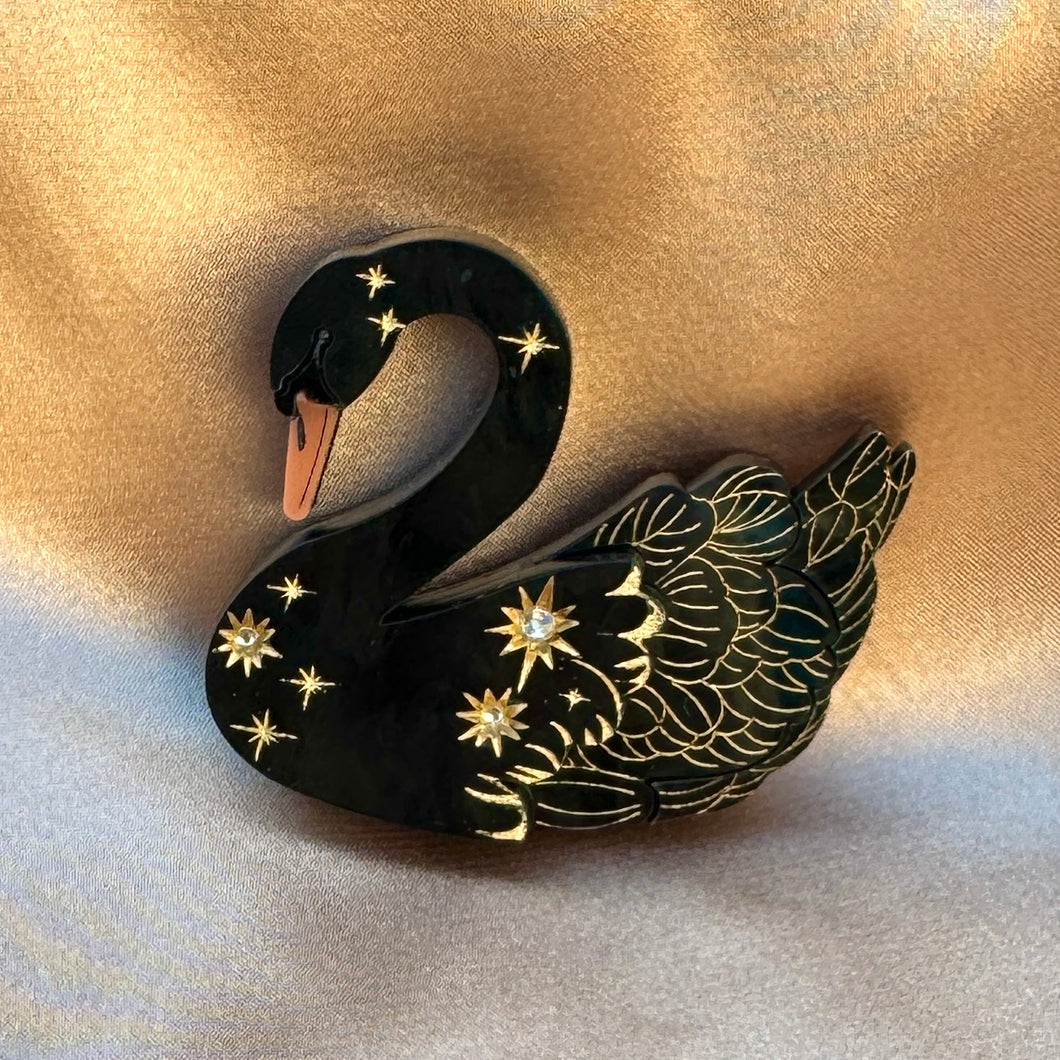 Black swan - Brooch