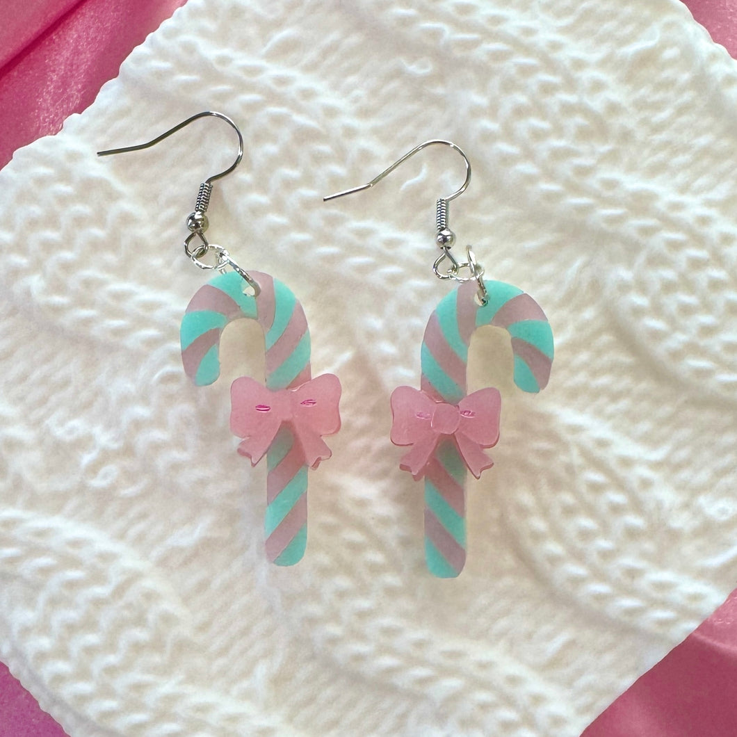 Candy Cane - earrings