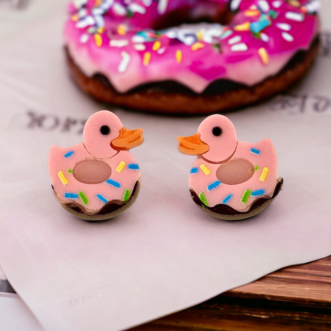 Donut 🍩 Ducky - earrings