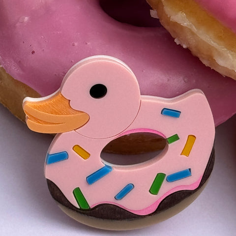Donut 🍩 Ducky - Brooch