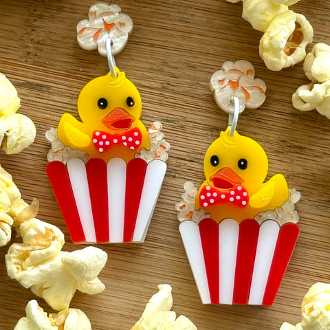 Popcorn 🍿 Ducky - earrings