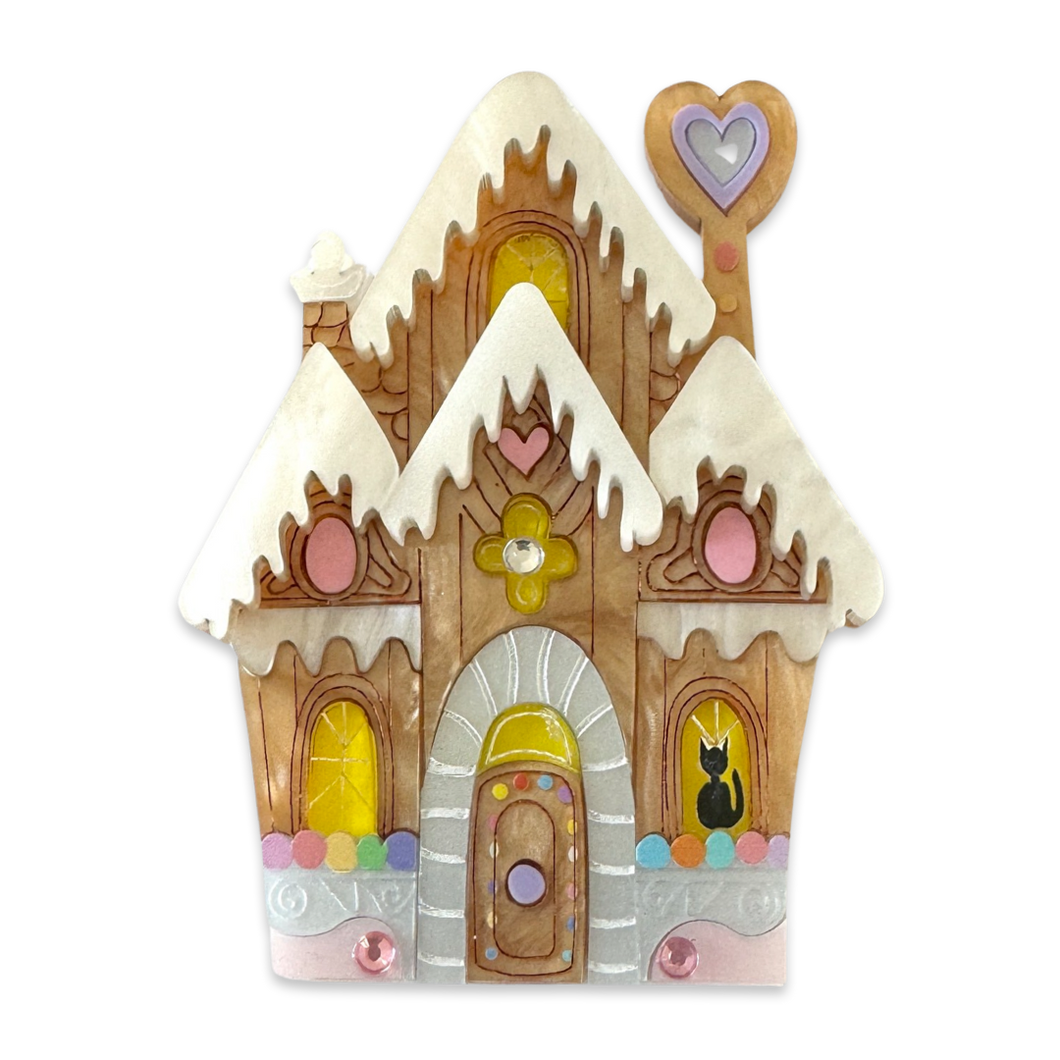 Gingerbread house 2023 - brooch
