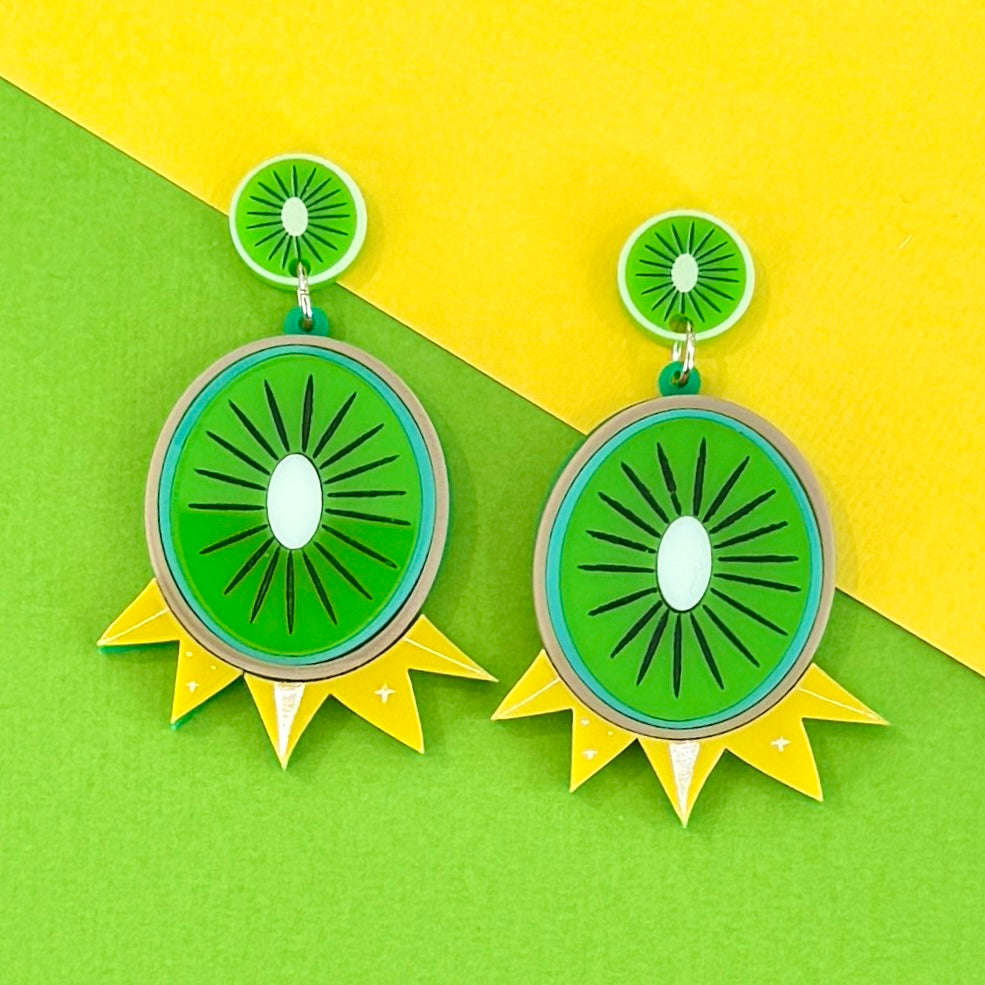 Kiwi fruit 🥝 - earrings