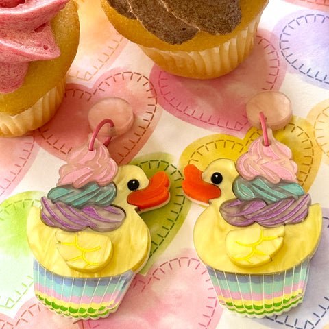 Cupcake 🧁 Ducky - earrings