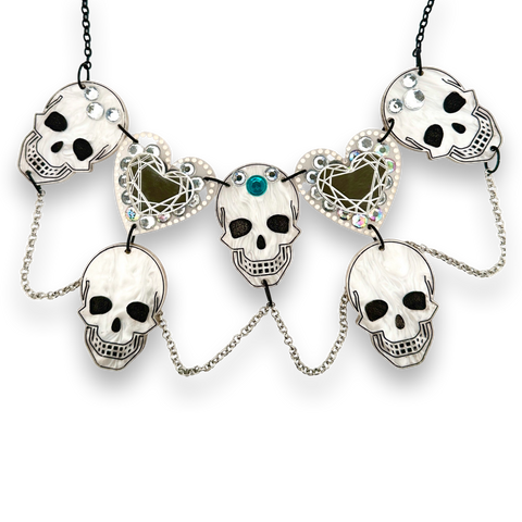 Lydia Skull ☠️ heart - Necklace