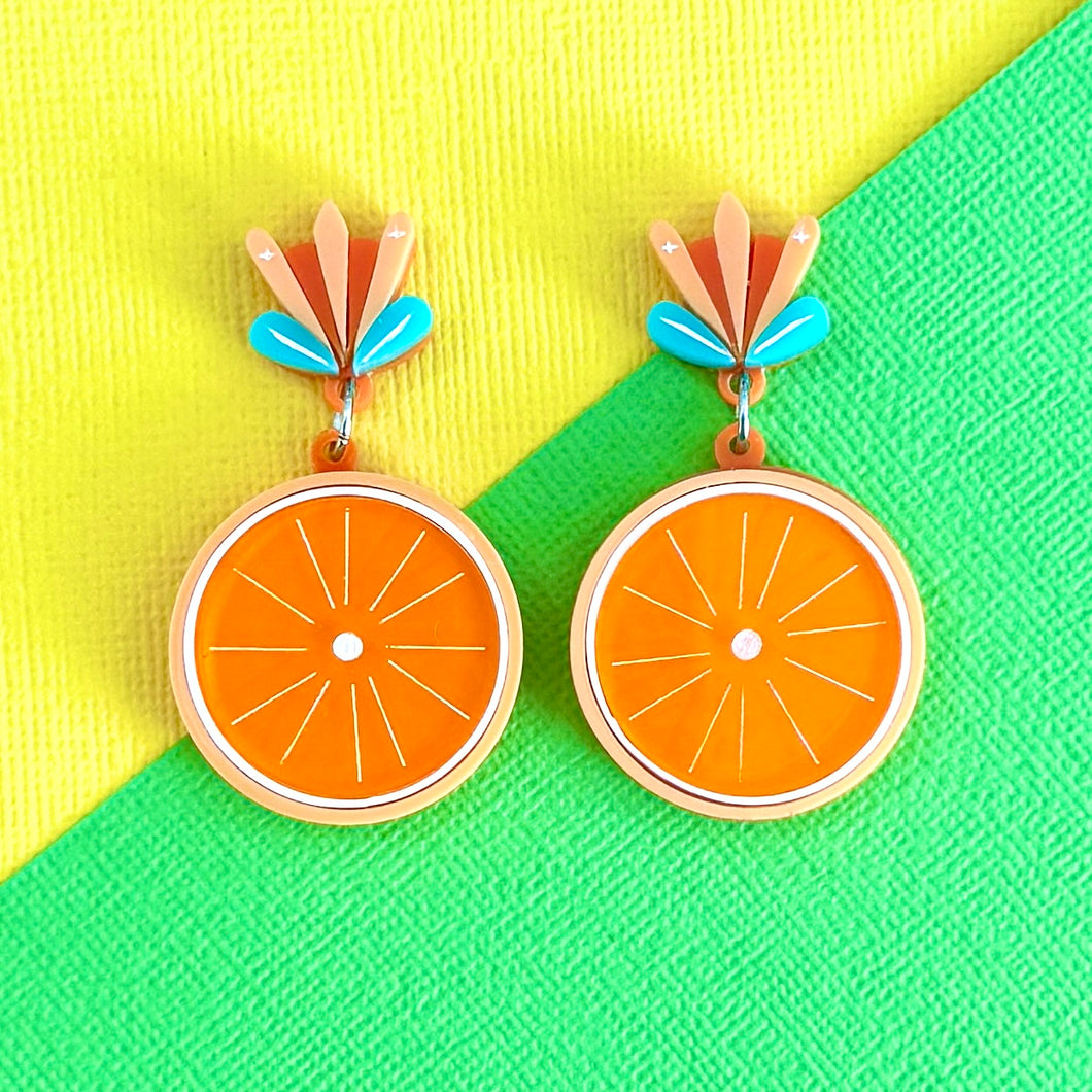 Orange 🍊- earrings