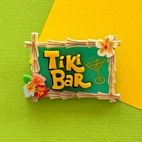 Tiki Bar  - Brooch
