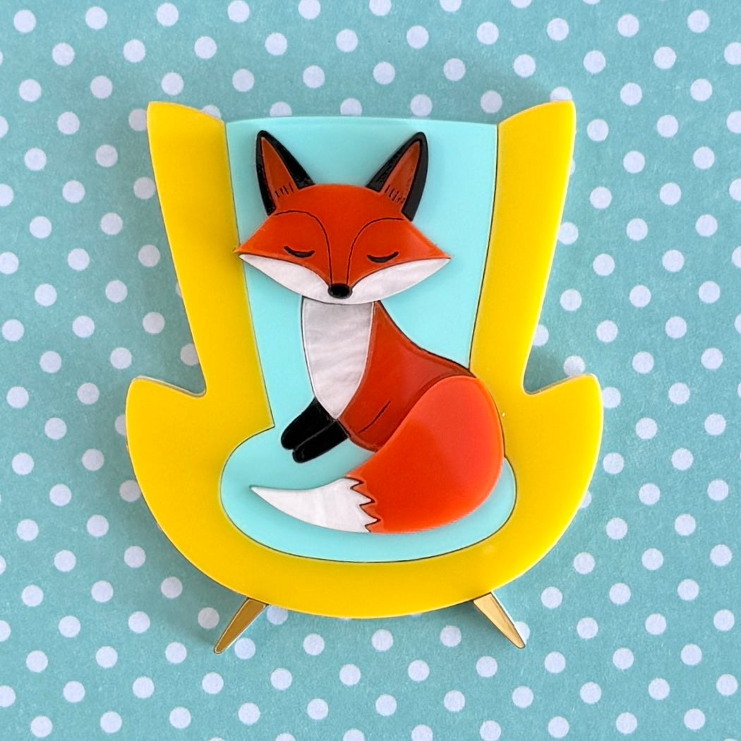 Atomic fox 🦊 - Brooch