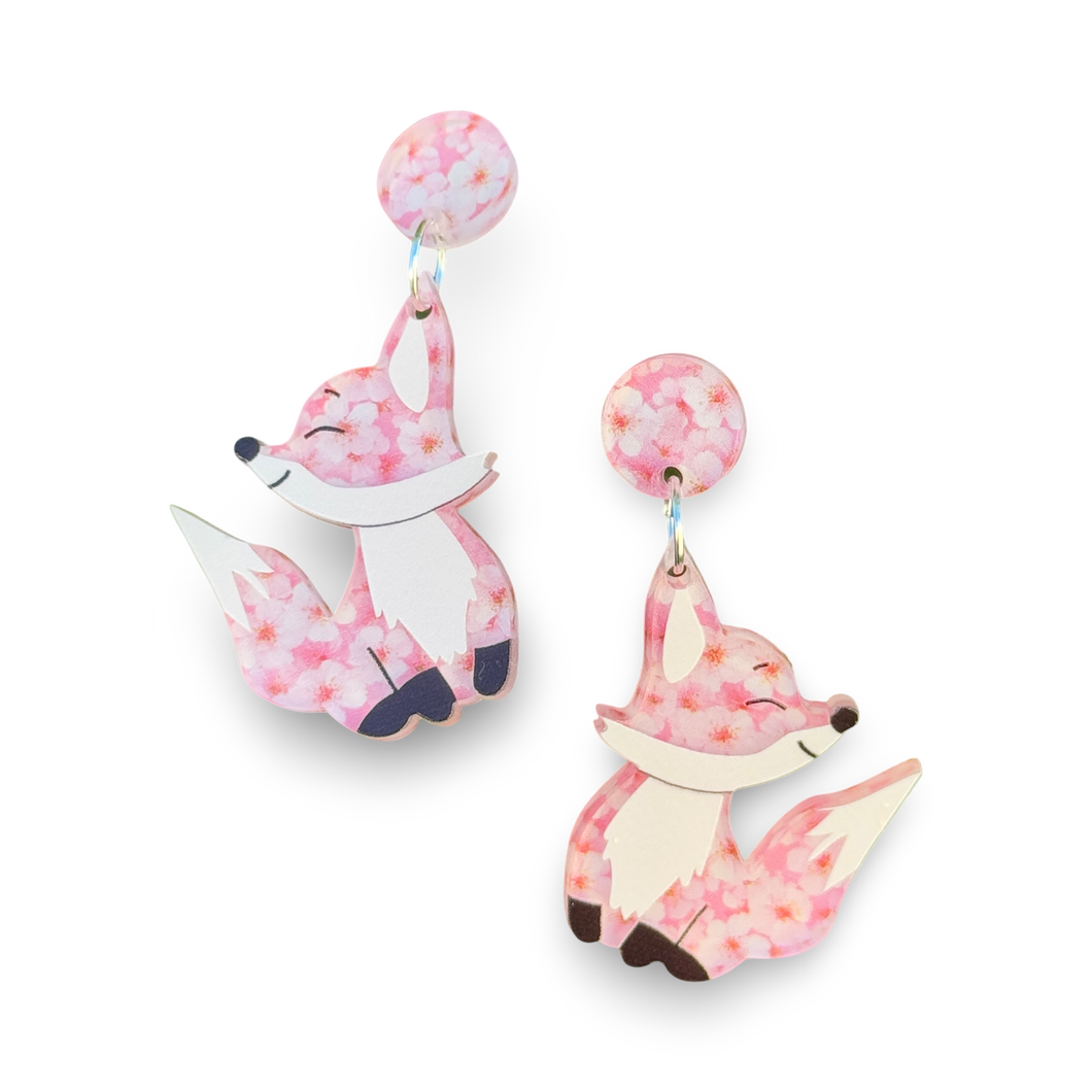 Sakura 🦊 fox - earrings