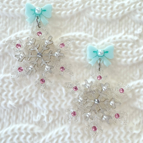 Snowflake - earrings