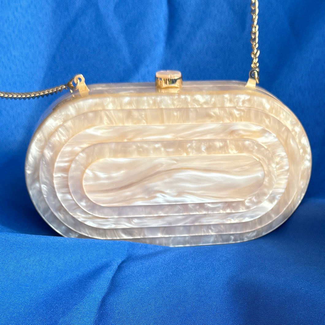 Champagne Retro - Evening Clutch