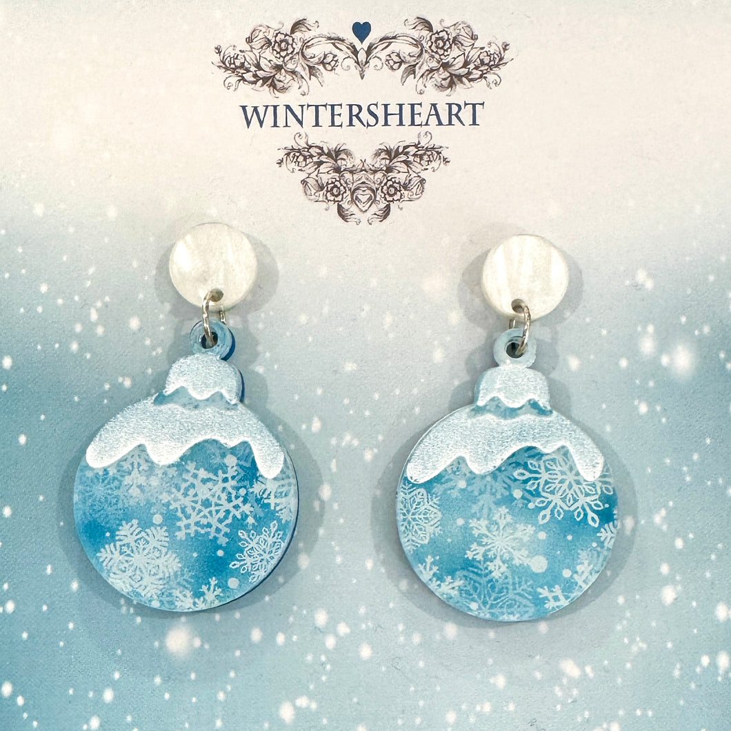 Christmas globes - earrings