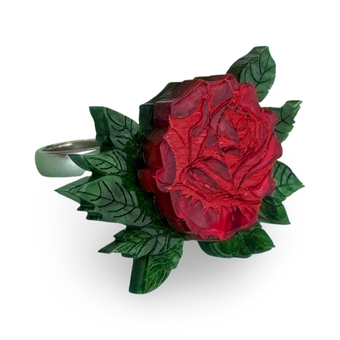 Red rose - ring