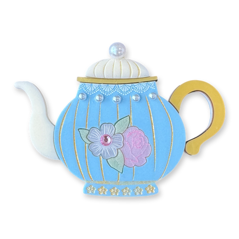 Teapot 🫖 - Brooch