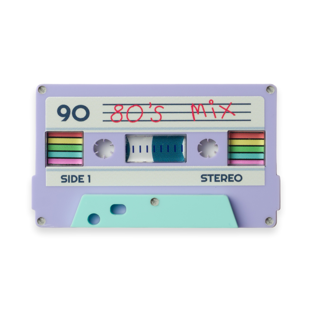 80s Mix Tape - Brooch