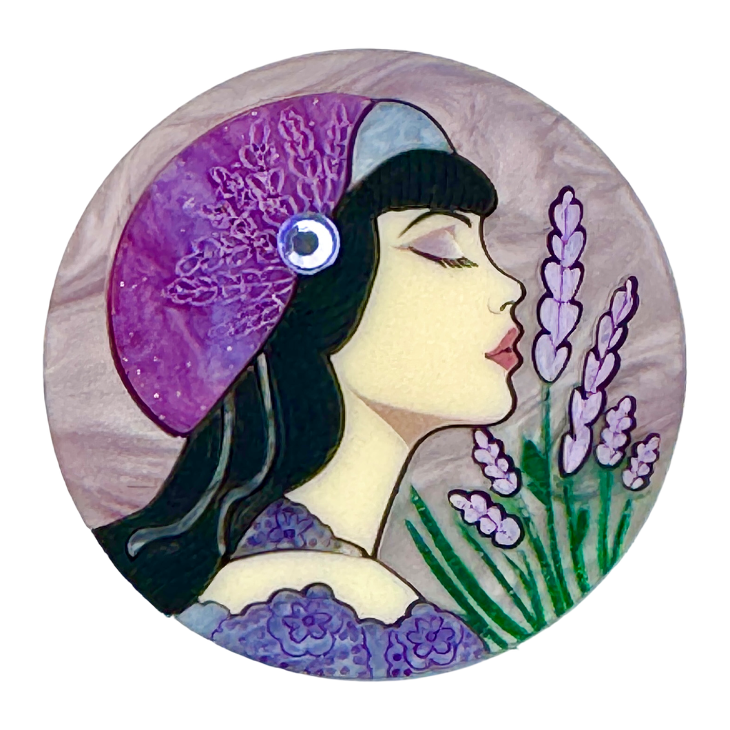 Lavender the muse - Brooch