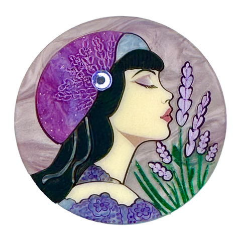Lavender the muse - Brooch