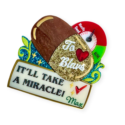 Mostly dead - brooch
