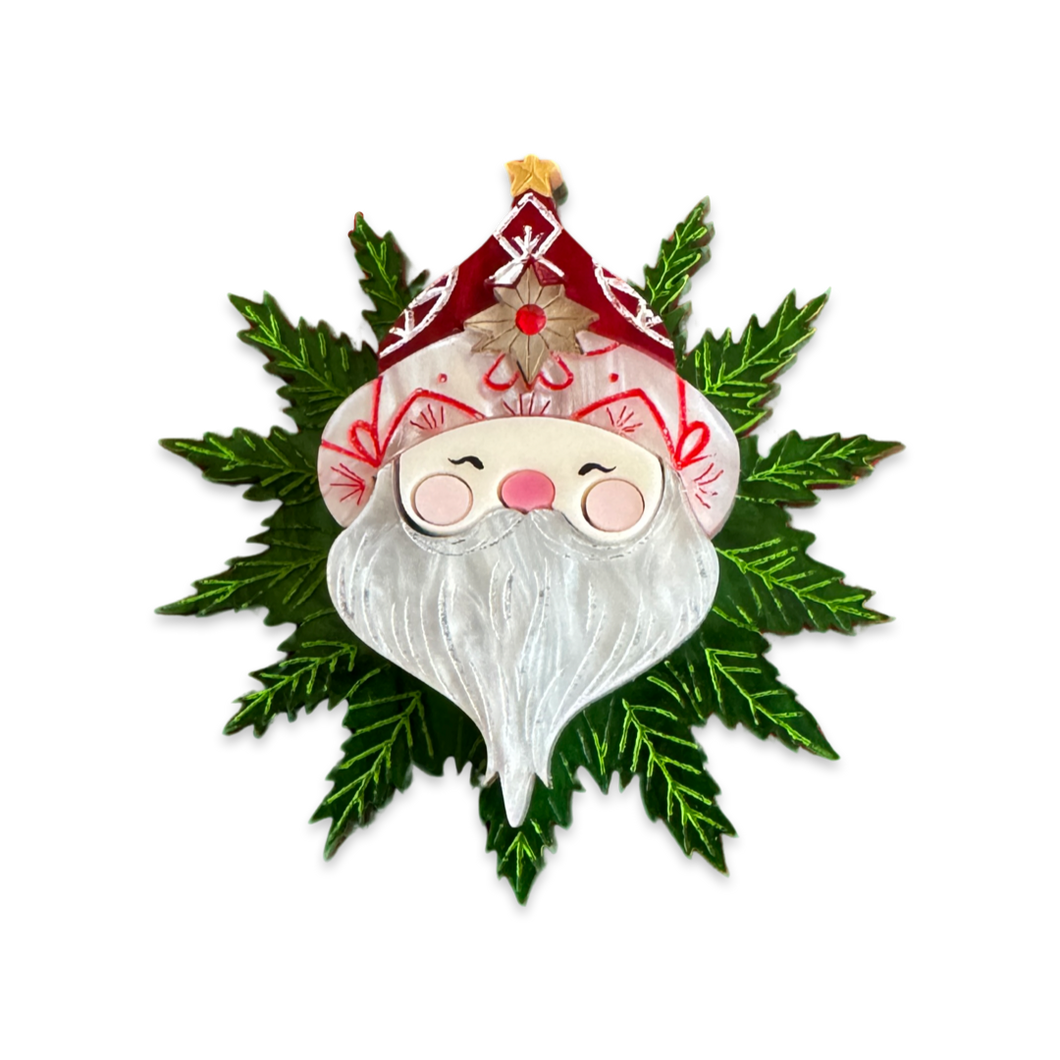 Santa mini - brooch