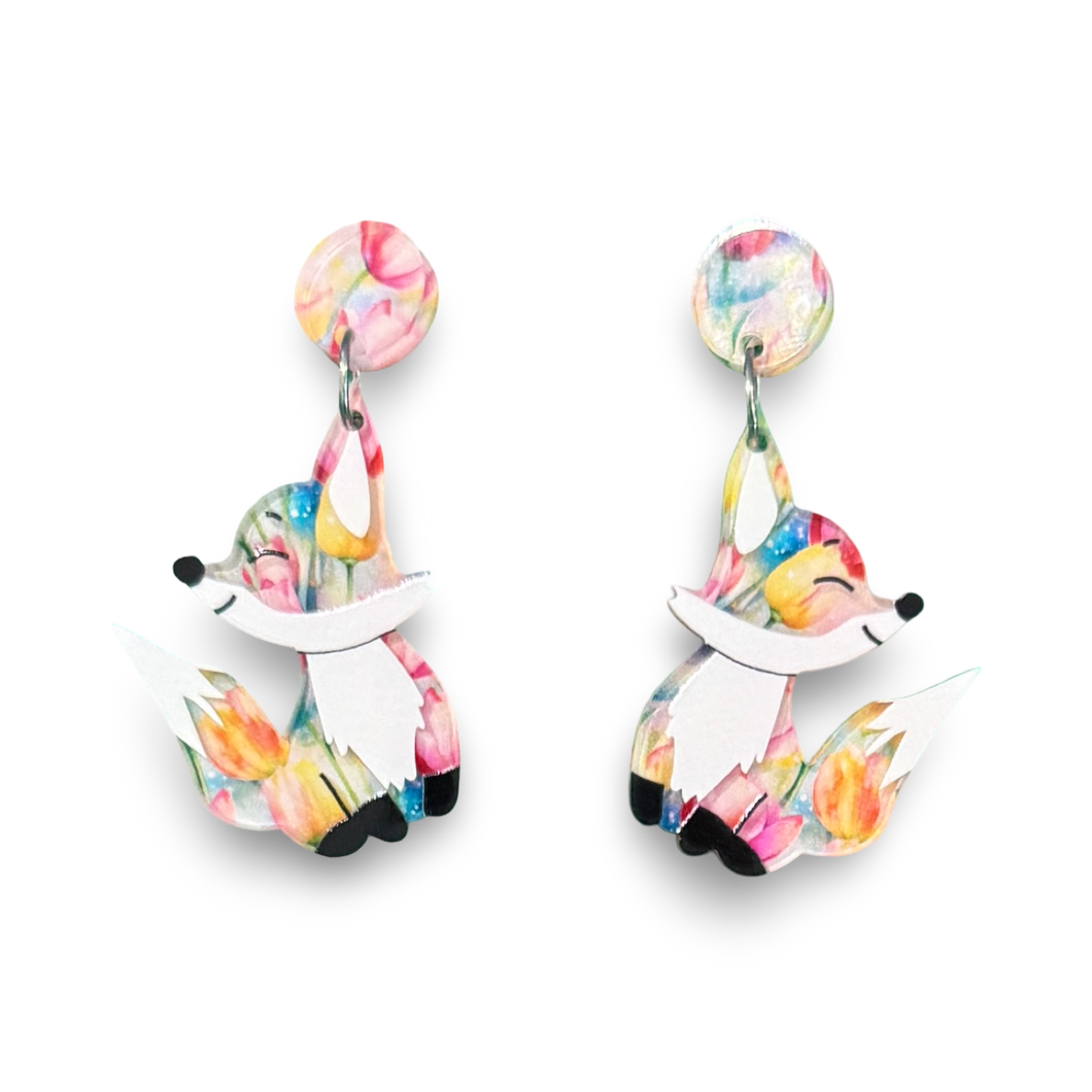 Tulip Fox 🦊 - earrings