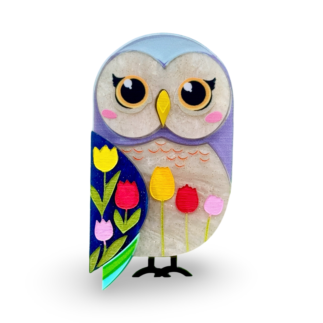 Tulip the owl 🦉-  Brooch