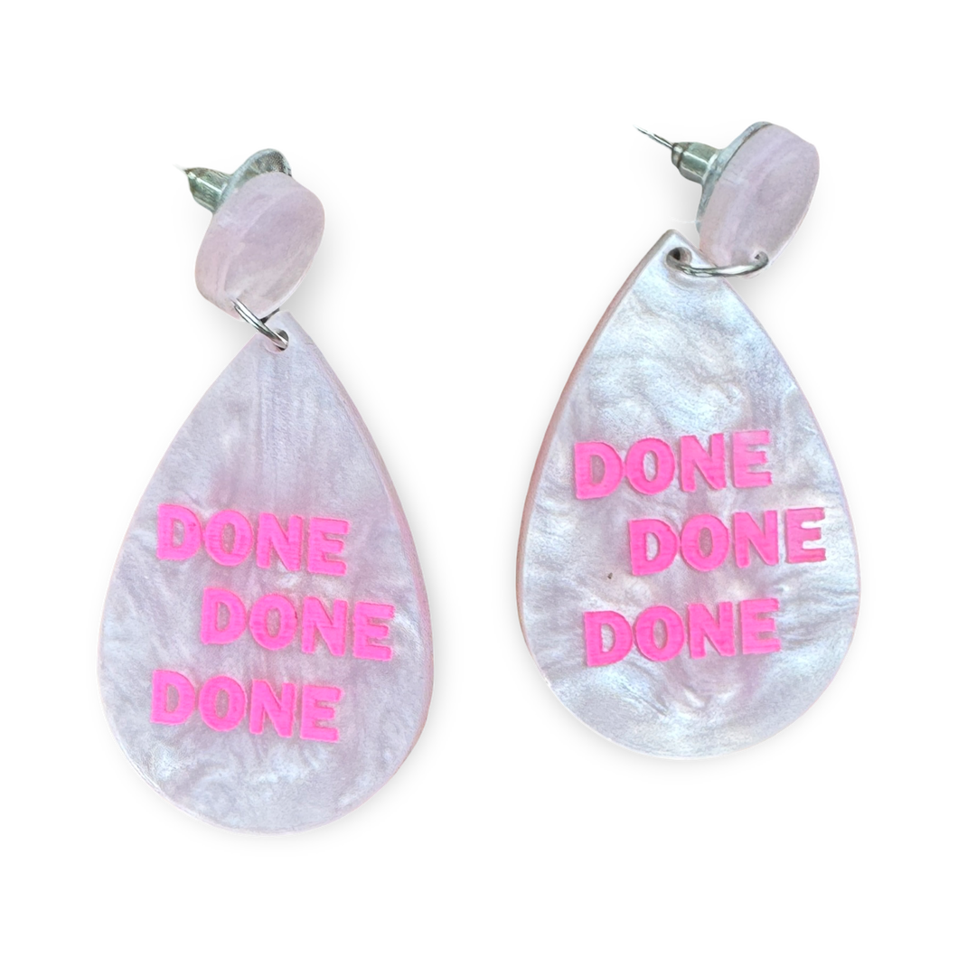 Done - earrings