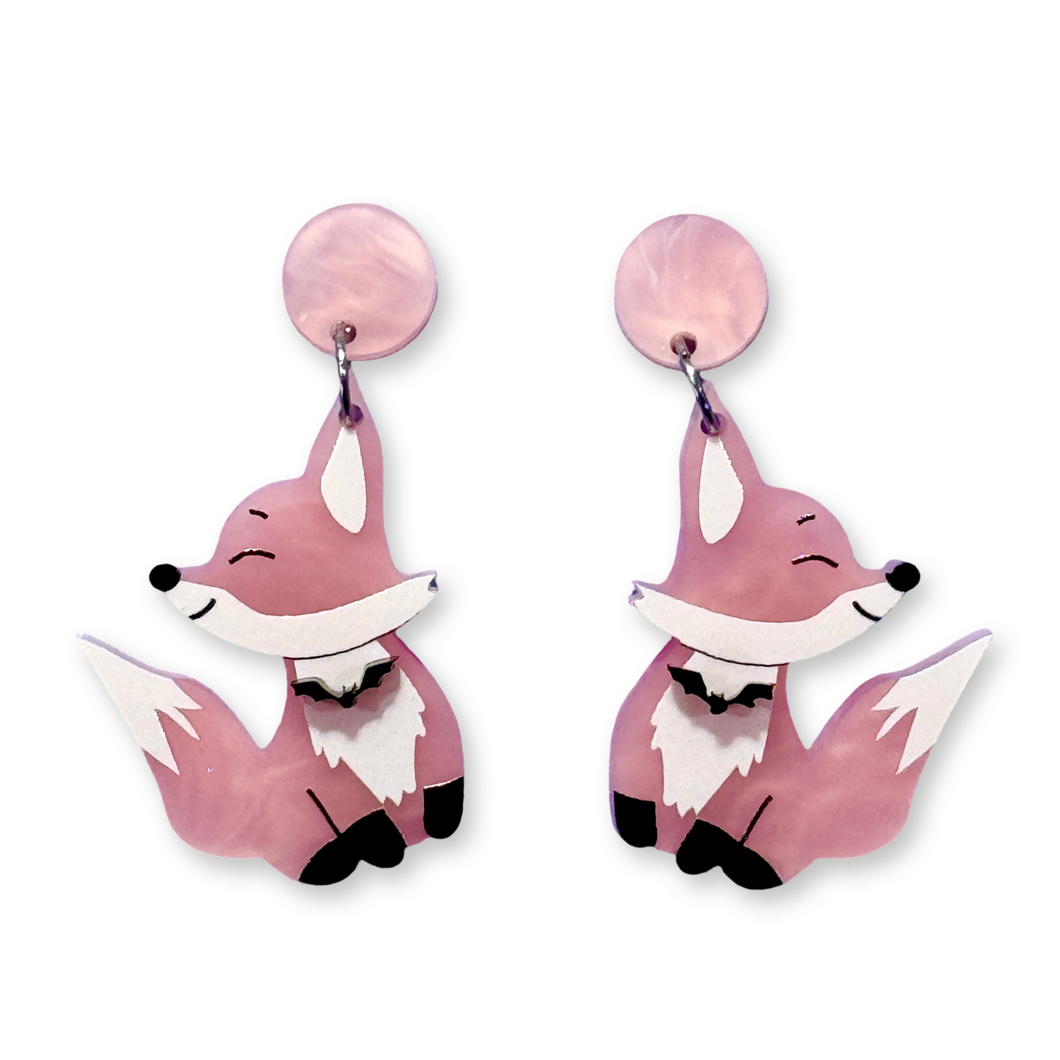Pinkula Fox 🦊 - earrings