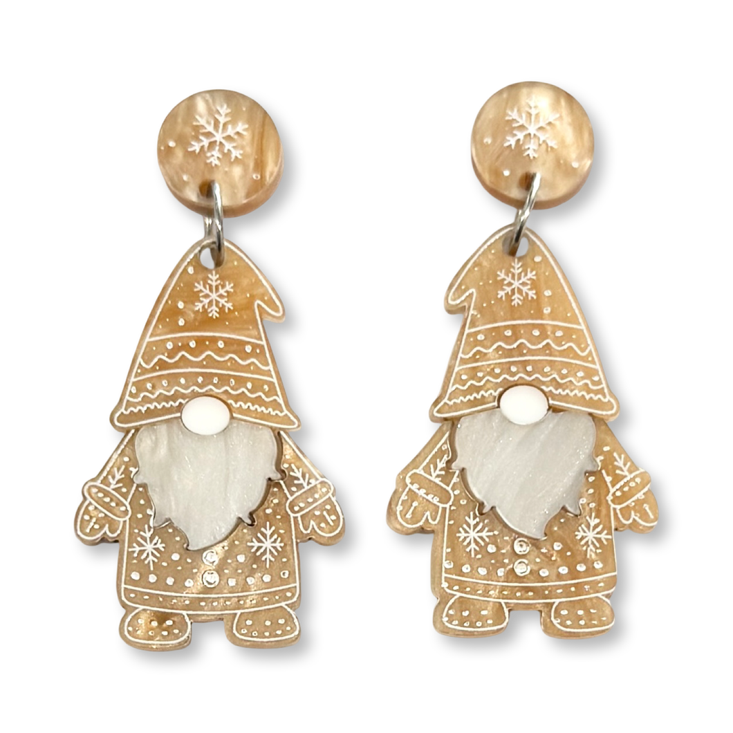Ginger the gnome - earrings