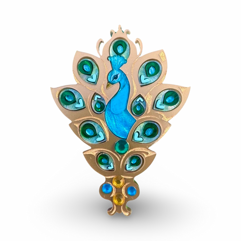 Gold Peacock 🦚- brooch