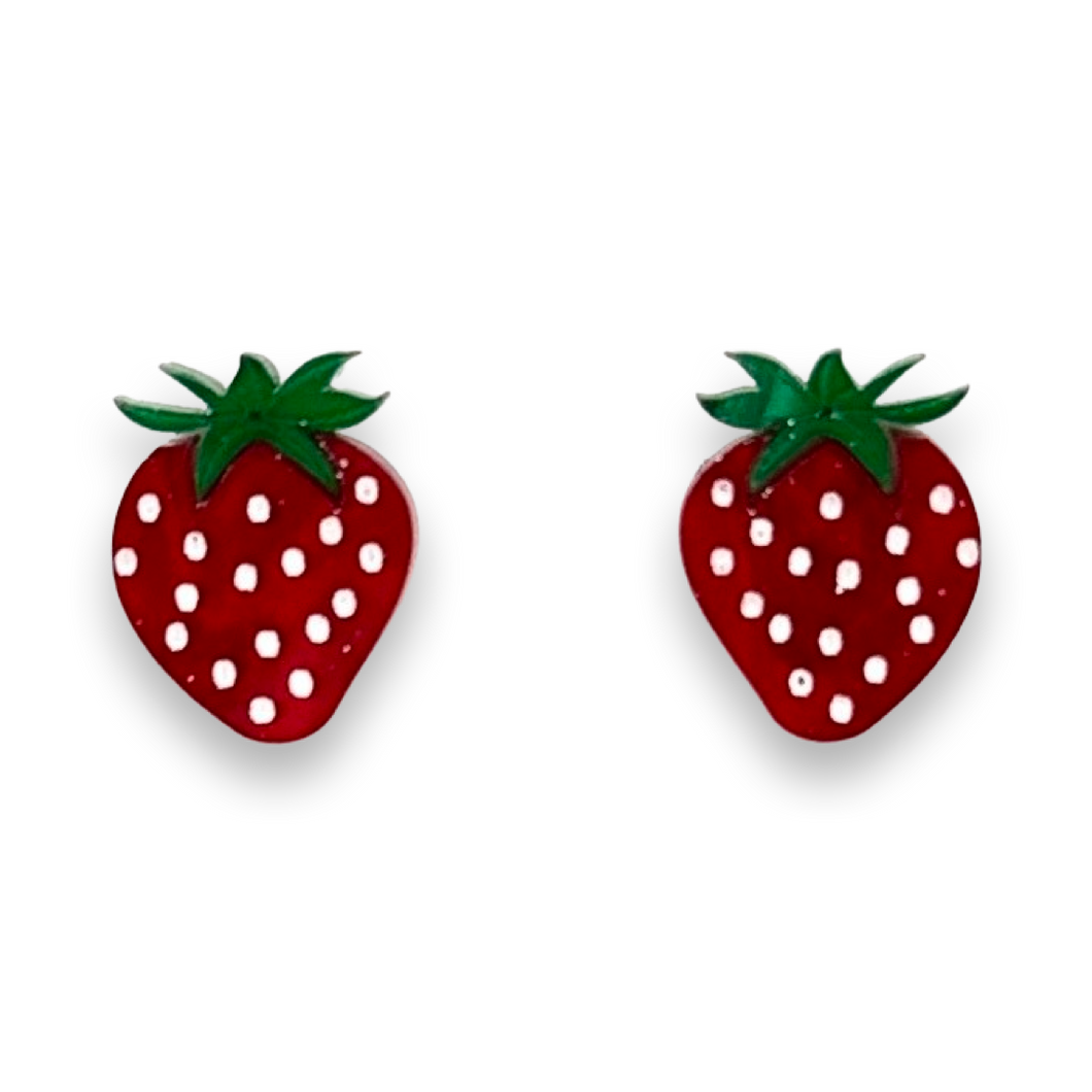 Strawberry stud 🍓 - earrings