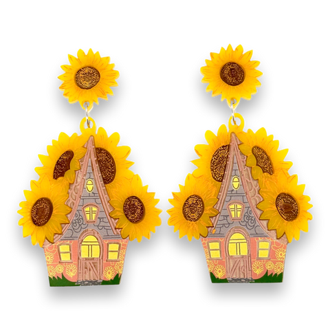 Sunflower cottage 🌻 - earrings by