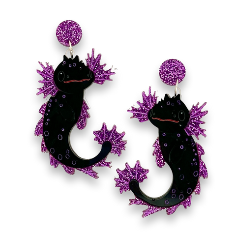 Muffin Axolotl  - earrings