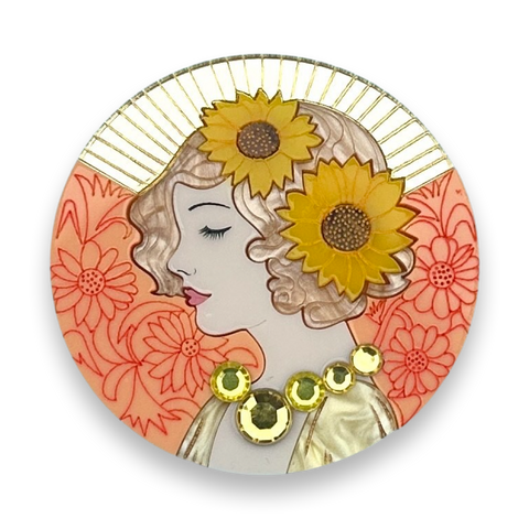 Sunflower muse🌻 - brooch