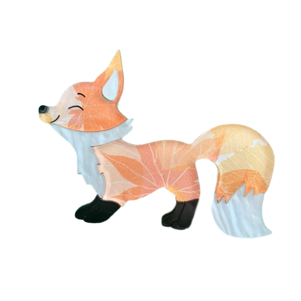 Hunter the autumn - Fox 🦊 brooch