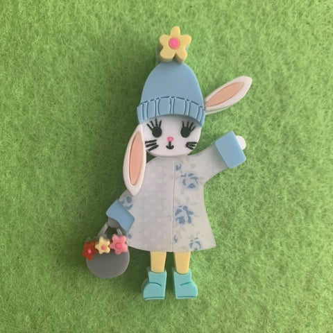 Megs - Easter Hat Parade Rabbit Brooch