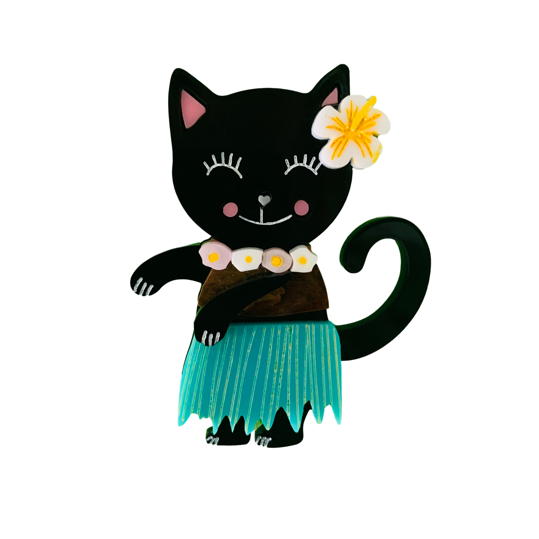 Aloha Kitty - Brooch