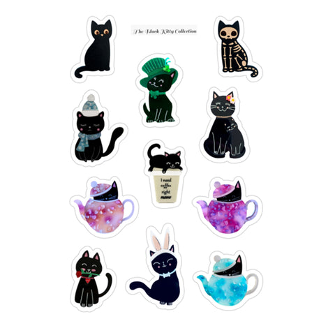 The Black Kitty series 1 - Sticker Collection