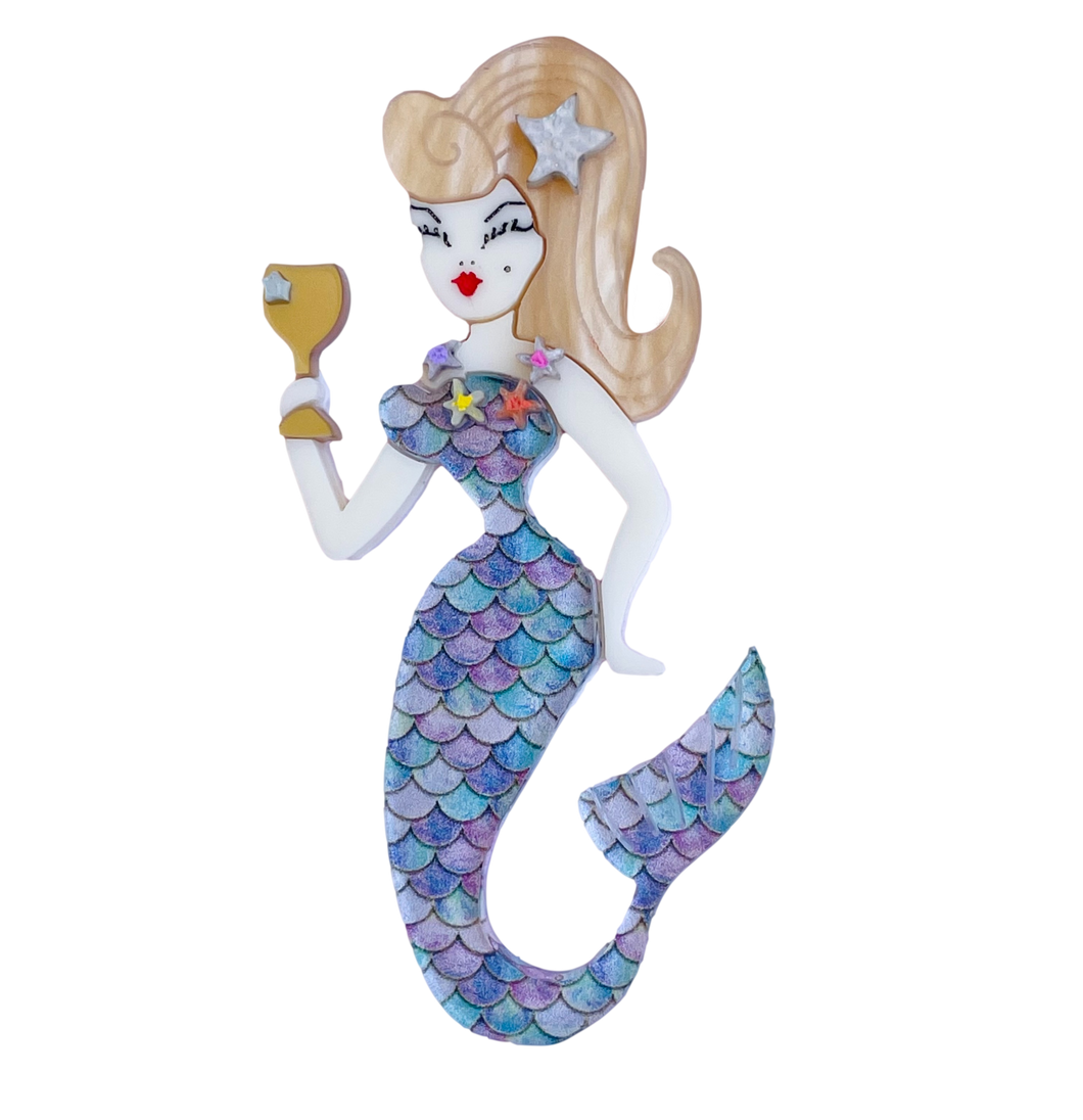 Shirley the Mermaid  - Brooch