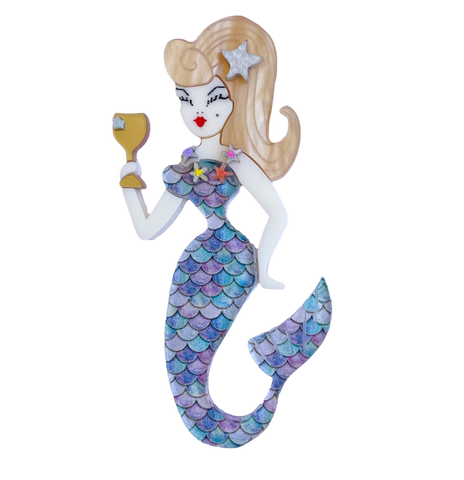 Shirley the Mermaid  - Brooch