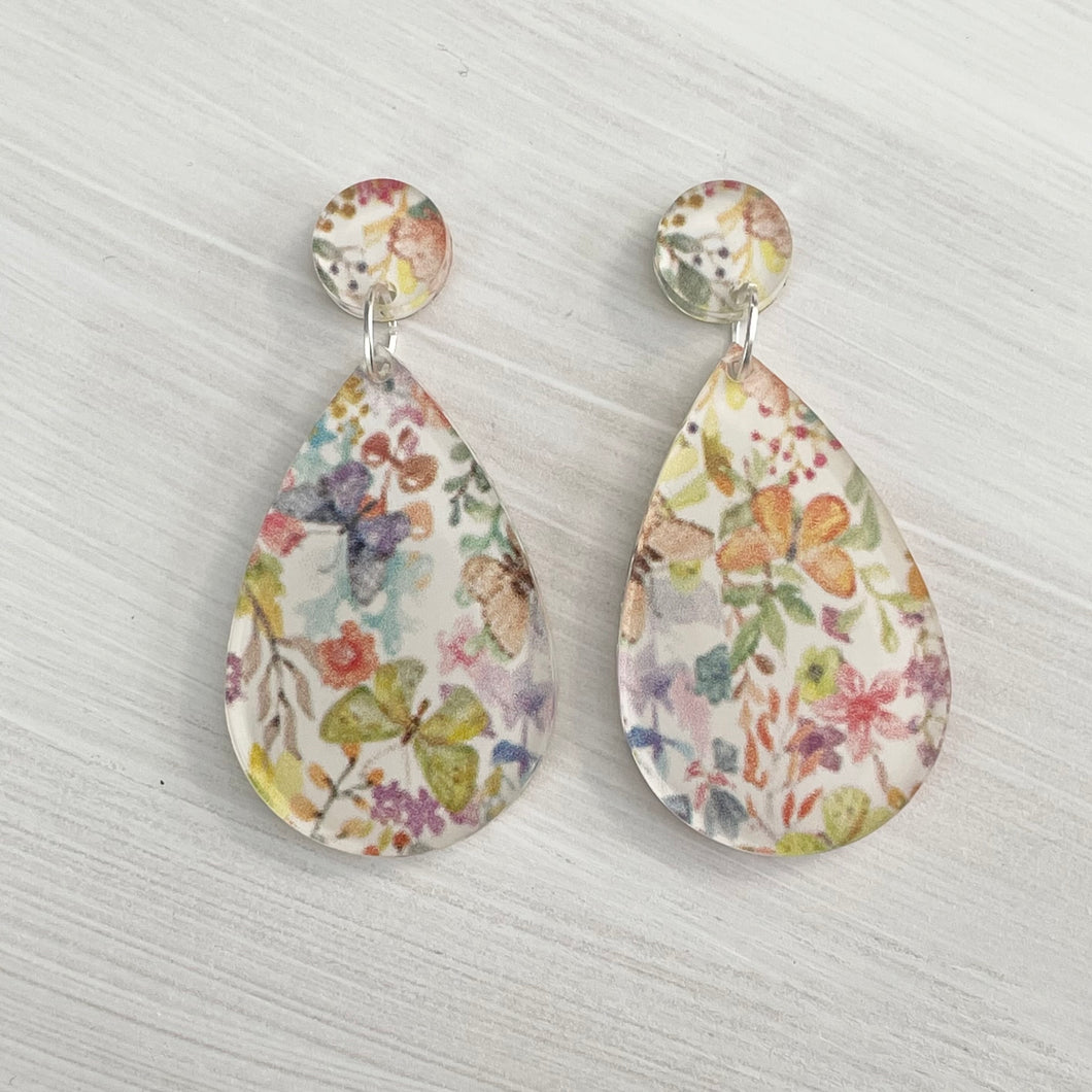 Garden butterfly - earrings