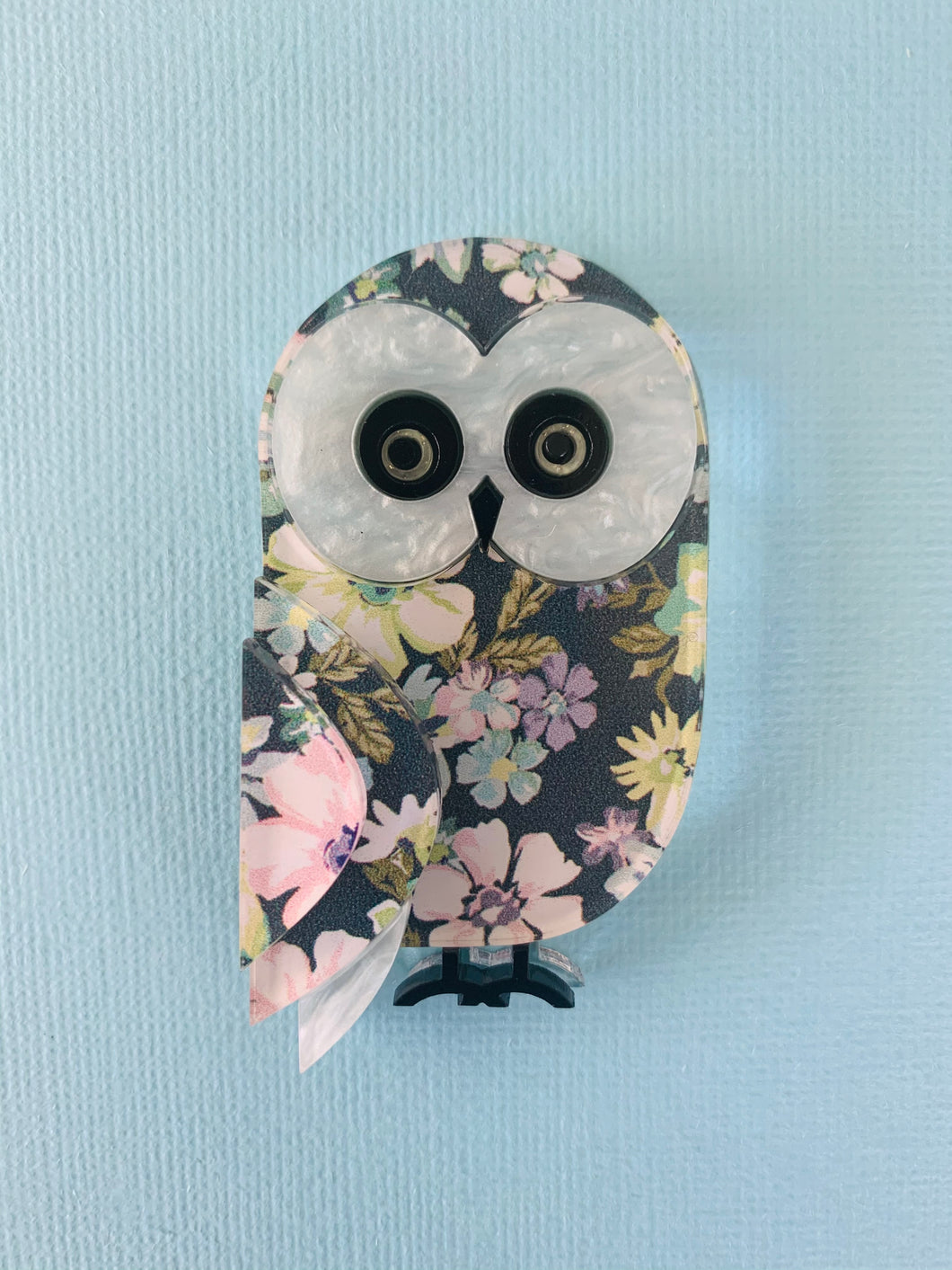 Emma the barn owl  - Brooch