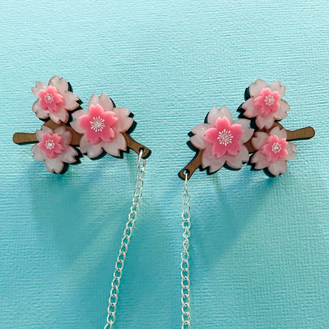 Cherry Blossom - Cardi clips