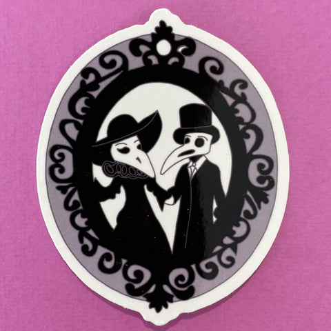 Plague Doctor couple sticker