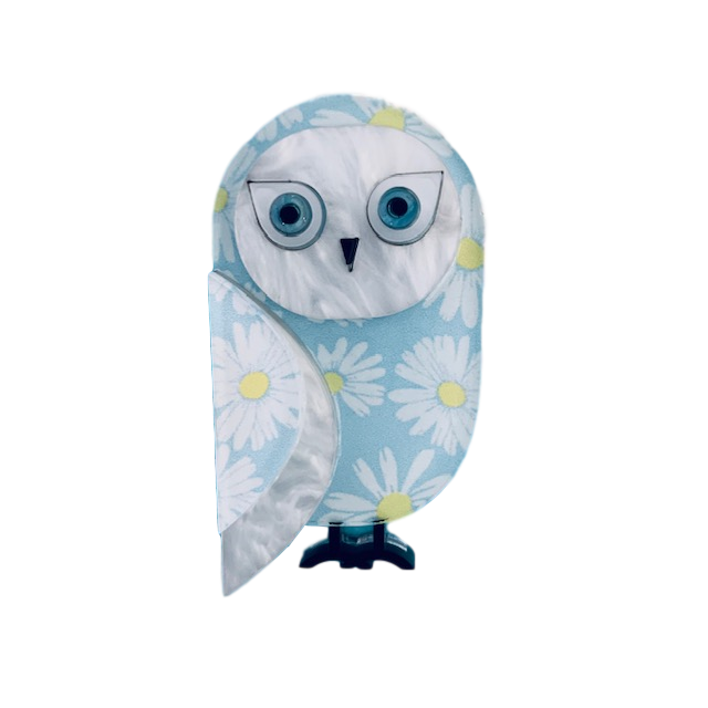 Snowy the Owl - Brooch