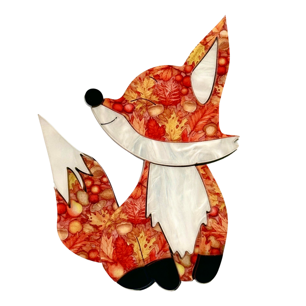 Maple the Fox 🦊 🍁 - Brooch